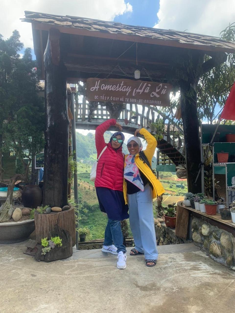 Ha Lu Homestay Lao Cai Bagian luar foto